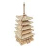 Tsukurundesu® 3D Wooden Puzzle Ornament Series (Five-Story Pagoda) with Japanese Instructions