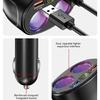 2-Steckdosen Zigarettenanzünder Splitter Doppel-USB-Adapter LED-Anzeige Auto-Ladeadapter USB-Auto-Ladeadapter