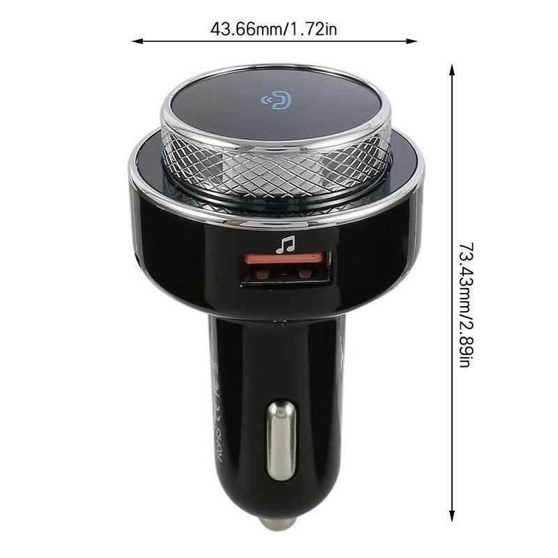 

Автомобильный FM-передатчик 5.0 беспроводной Bluetooth комплект громкой связи MP3-плеер радиоадаптер