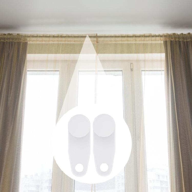 30/60Pcs Traverses Rod Slides Curtain Track Glider Hooks for Window Curtains Drapery Hooks Replacement Accessories