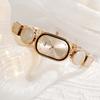 Artistic Oval Quartz Ladies Watch With Waterproof Function For Fashion Women