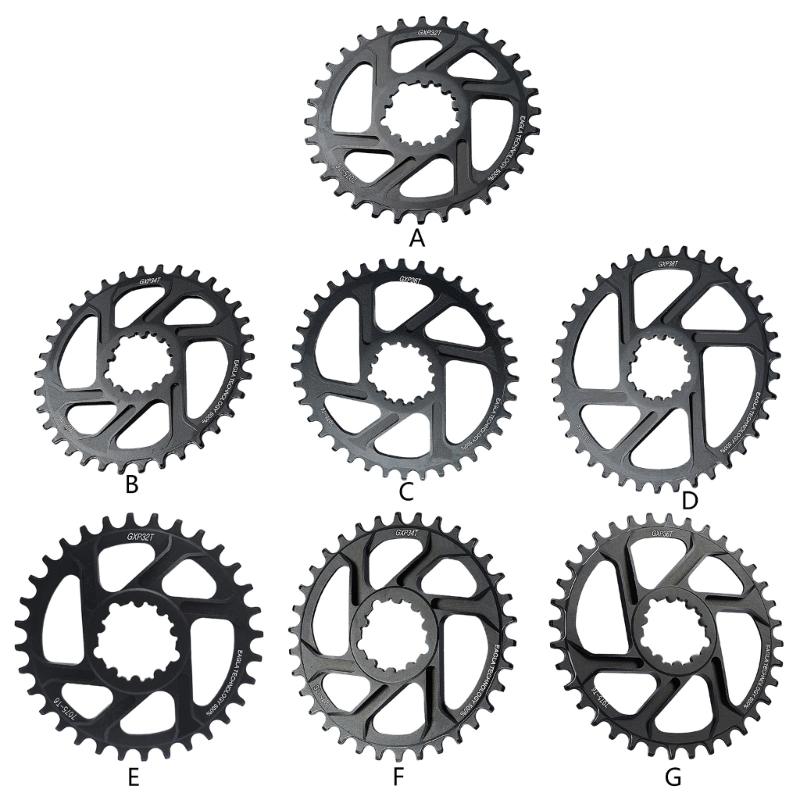 Aluminum Alloy Mountain Bicycles Chainring Direct Mounted 3mm Offset 32T/34T/36T/38T Narrow Wide Chainwheel Chainring