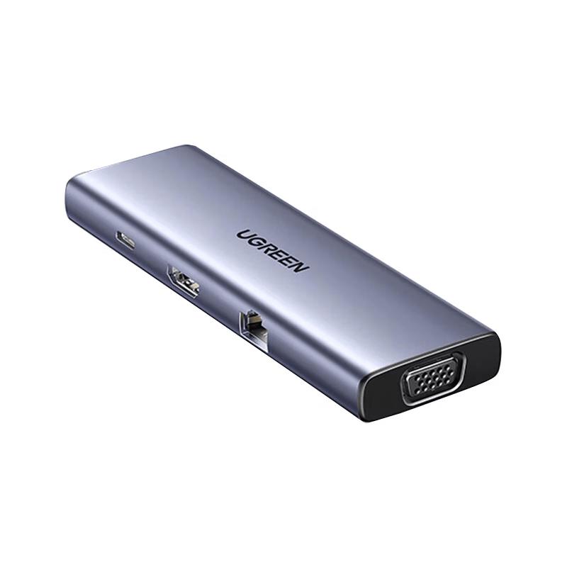 UGREEN Type-C 9-in-1 USB-C Hub CN plug (adapter included)