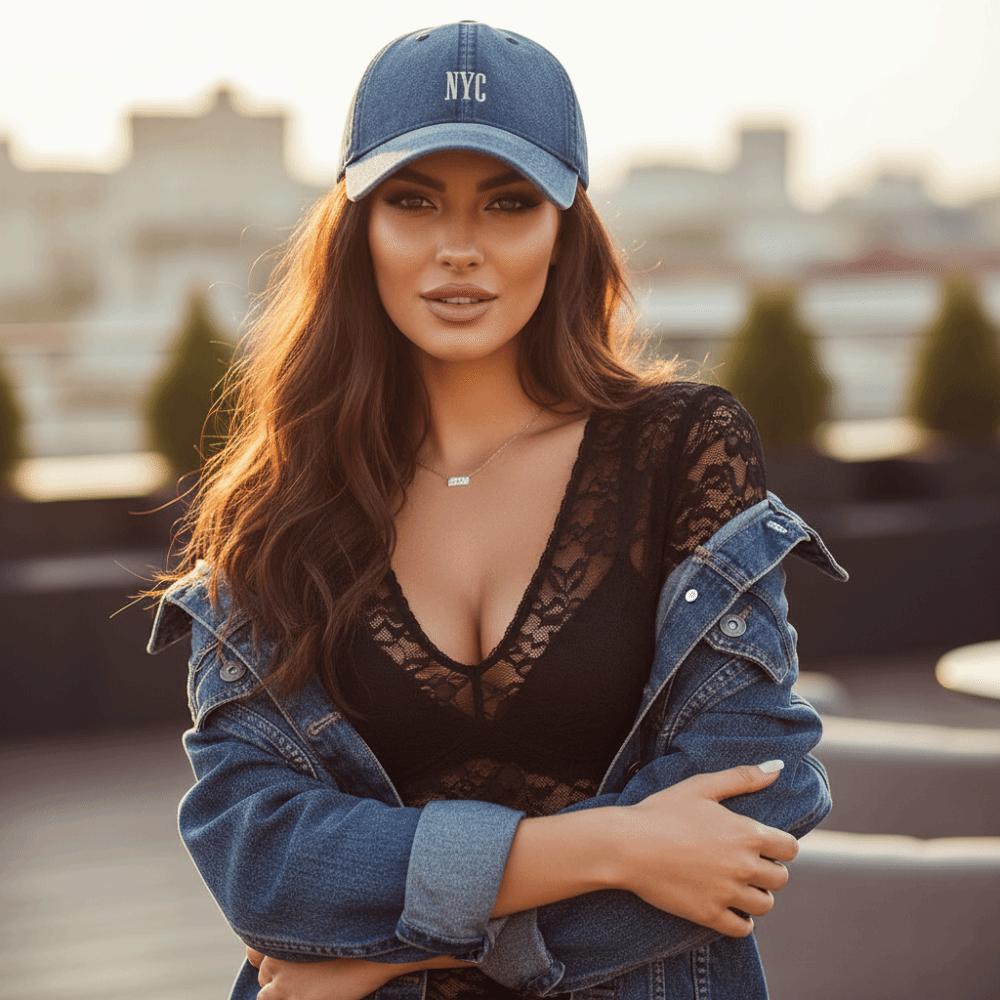 Casual NYC Embroidery Baseball Caps Adjustable Sun Hats Fashion Trucker Caps Unisex