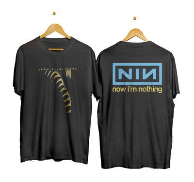 Nine Inch Nails Now Im Nothing" Özel Dünya Turu Unisex Tişört