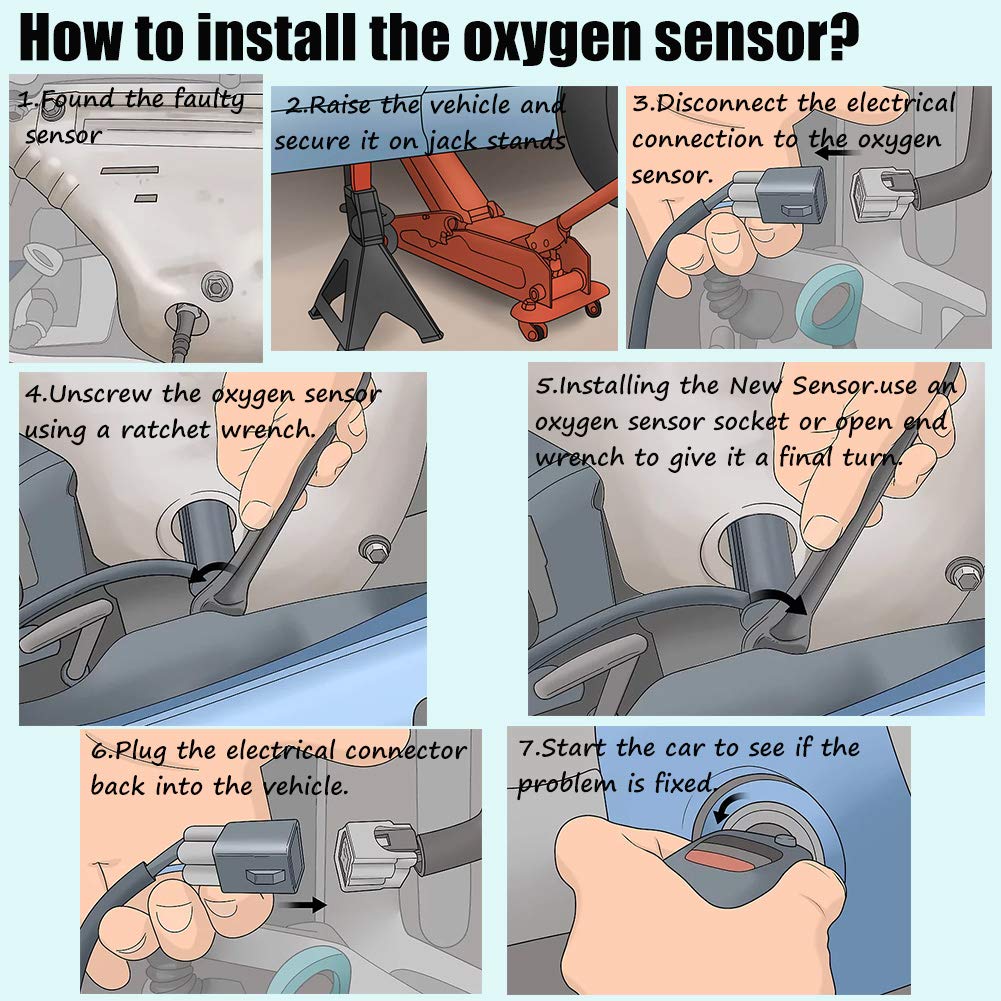 N3H2-18-861 O2 Oxygen Sensor Downstream Replacement for Mazda RX-8 RX8 1.3L-R2 2004-2011 234-4349