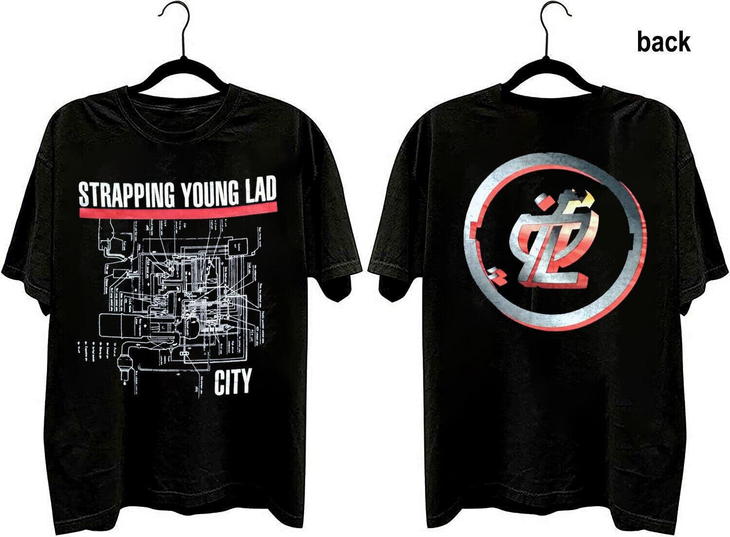 1997 Devin Townsend Strapping Lad T-Shirt Metal Band Tee XXXXL