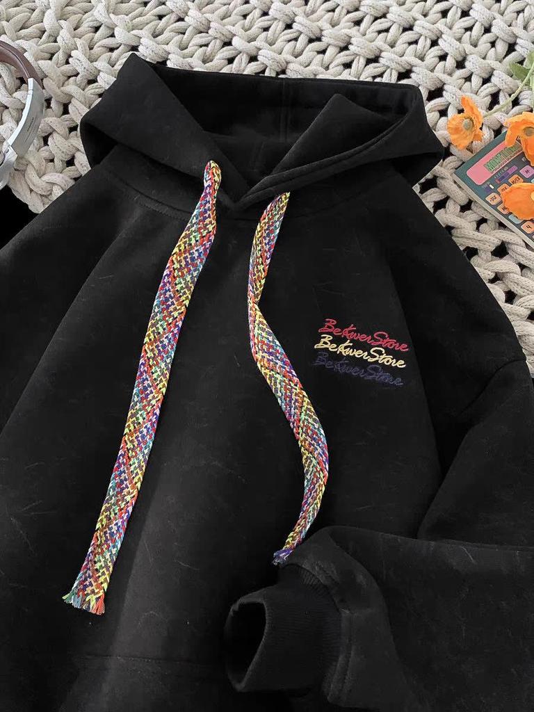 Japansk Harajuku Mångsidig Huvtröja - Trendig, Konstnärlig och Moderiktig.