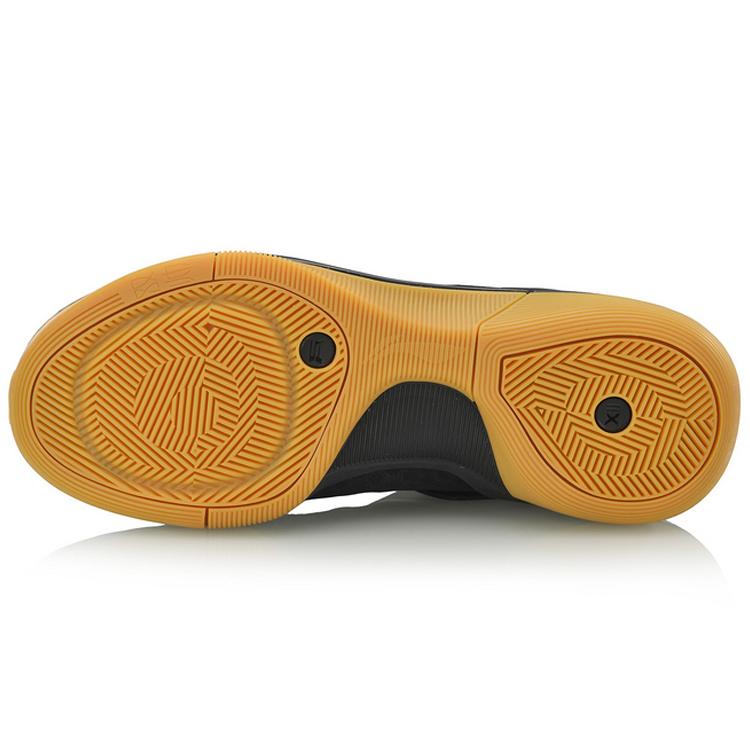 Li Ning YuShuai 12 Textil, Synthetikleder, TPU-Dämpfung Rutschfest Abriebfest Abdeckung Hoher Schaft ABAN049-1