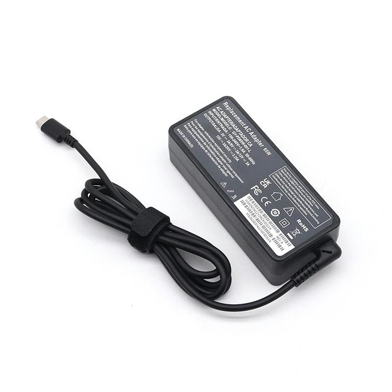 Type C Laptop Charger 20V 3.25A 65W High Speed Power Adapter Replacement for Travel Office School Use