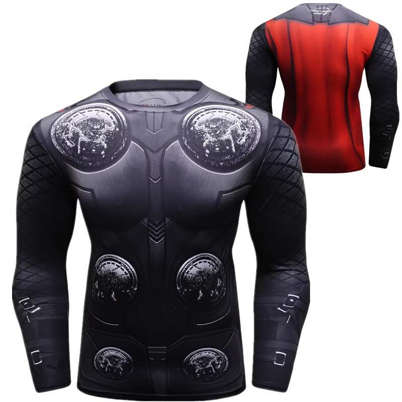 Thor 3D Print T-shirt Long Sleeve Undershirt Tee Shirt Cosplay Costume