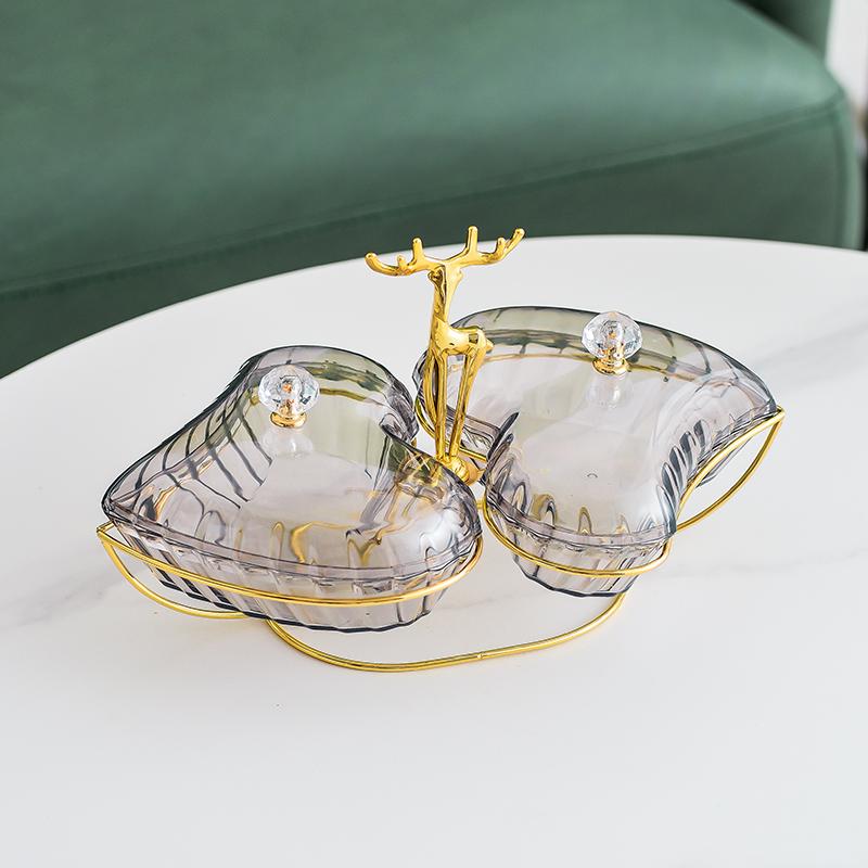 Plastic Fruit Bowl Snack Tray Dried Fruit Plate Candy Box Food Storage Box Fruit Plate Dried Fruit Boxes Dessert Plates Dishes