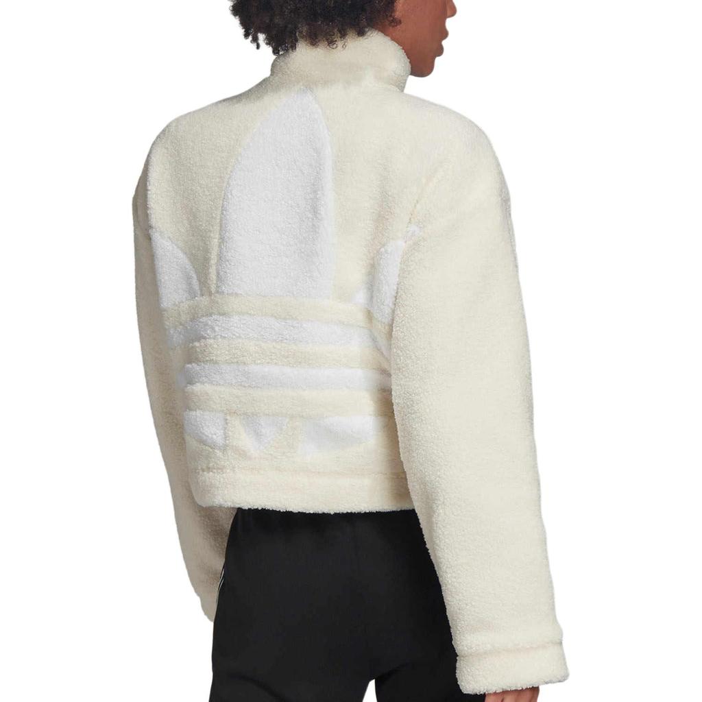 Adidas Originals TEDDY JACKET Velvet feel Coat Women's White FU3926