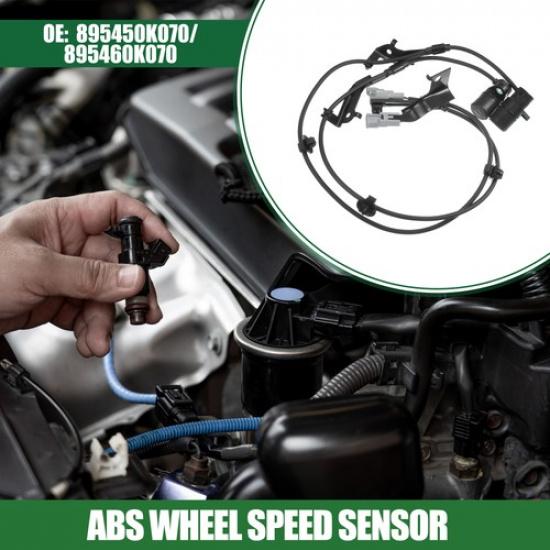 ABS Wheel Speed Sensor for Toyota Hilux 2004-2012 Plastic Rubber Black 2pcs
