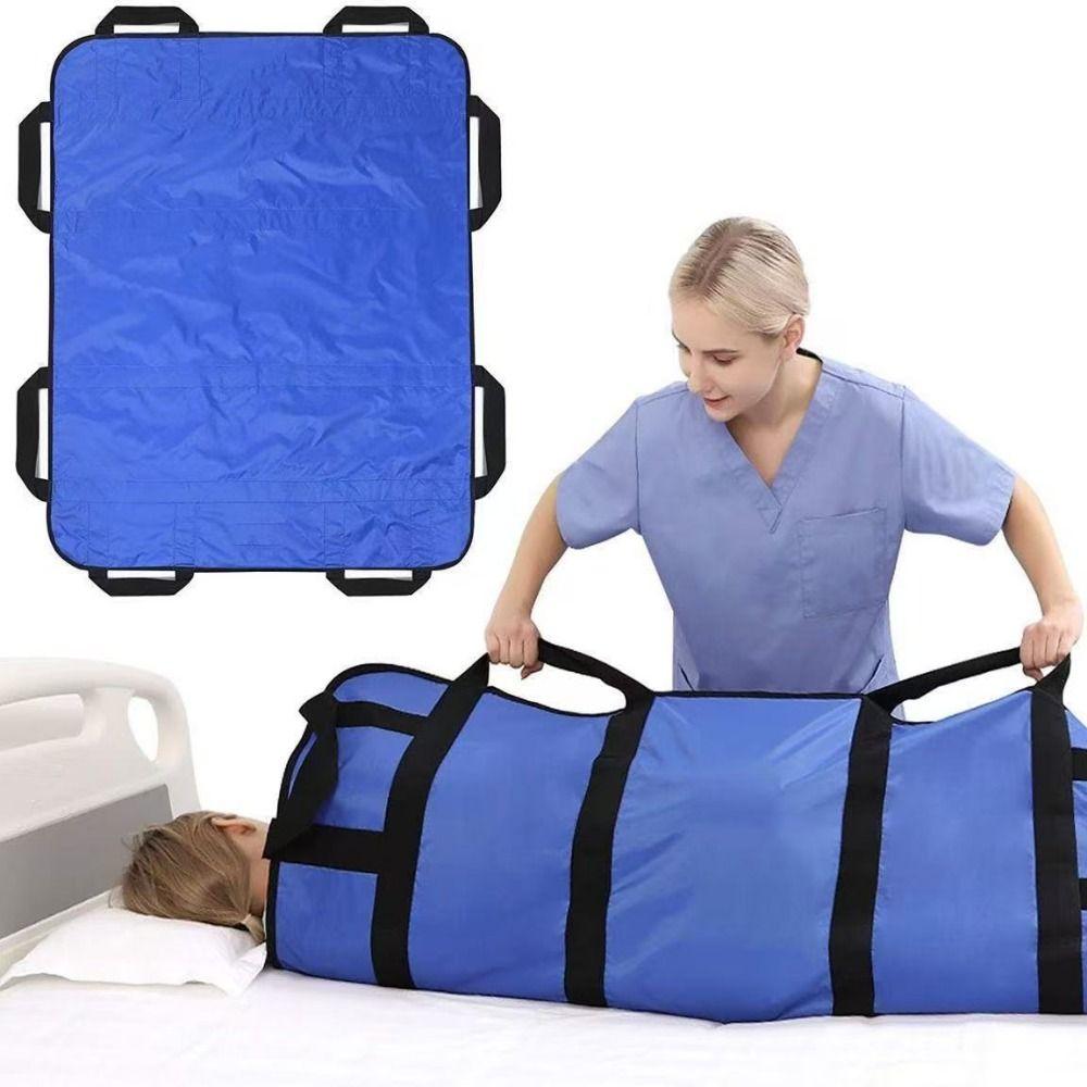 Reusable Elderly Turning Care Pad Reinforced Handles Patient Transfer Sheet Elderly Nursing