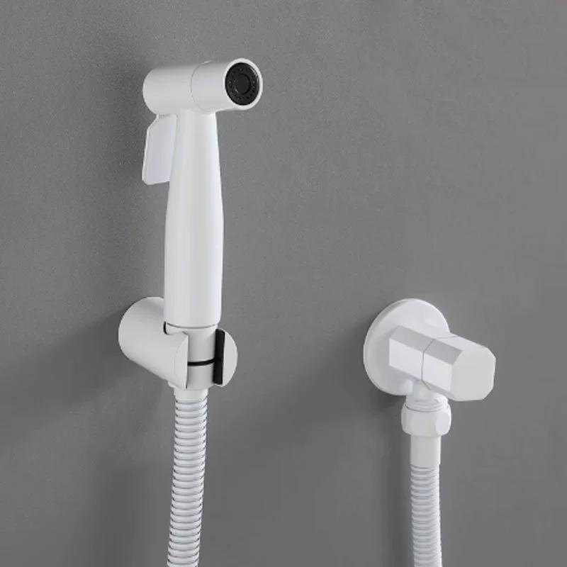 Hand Held Bidet Sprayer Douche Toilet Kit Bidet Faucet Rose Gold Round Shattaf Shower Head Copper Valve Set Jet Bidet Faucet