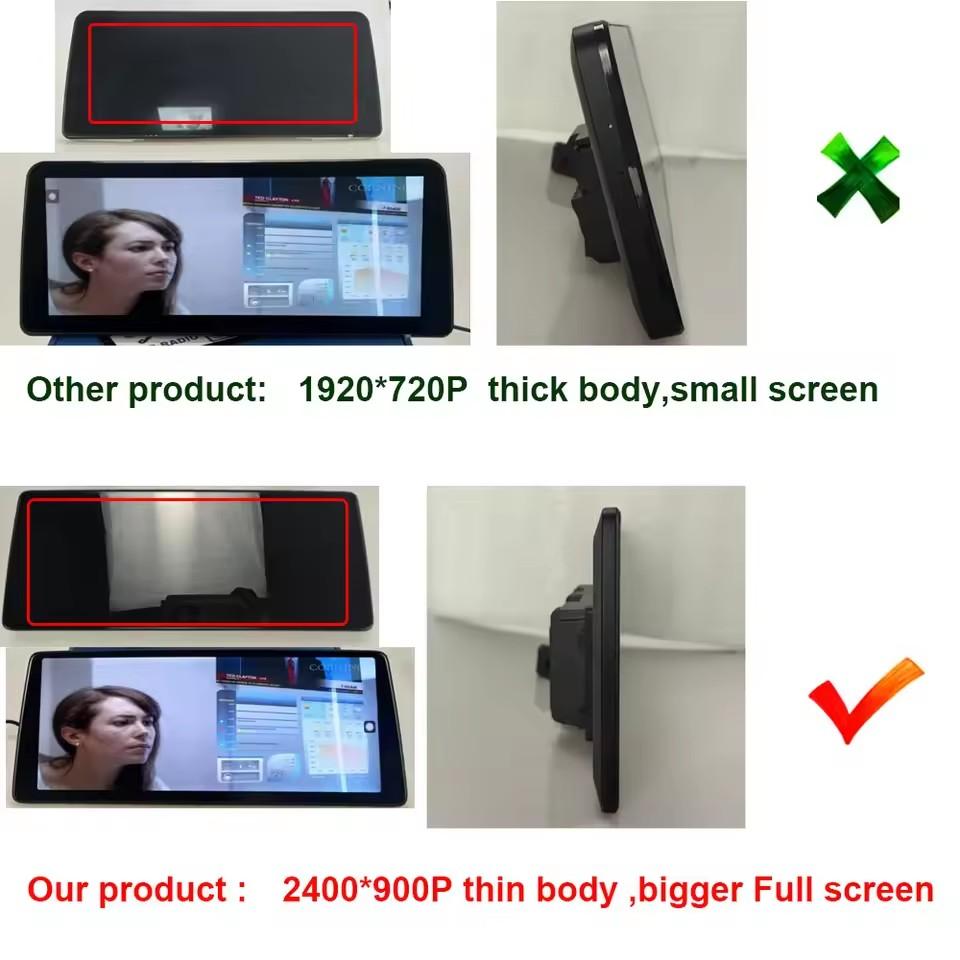 12.3" 2400*900 For Honda Accord 8 Spirior / Acura Tsx 2009 - 2013 Android 15 Car Radio Multimedia Player GPS Auto Carplay StereoKV7