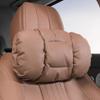Adjustable Premium Car Seat Headrest Cushion And Lumbar Support Pillow For Drivers Long Trip Fatigue Relief Universal