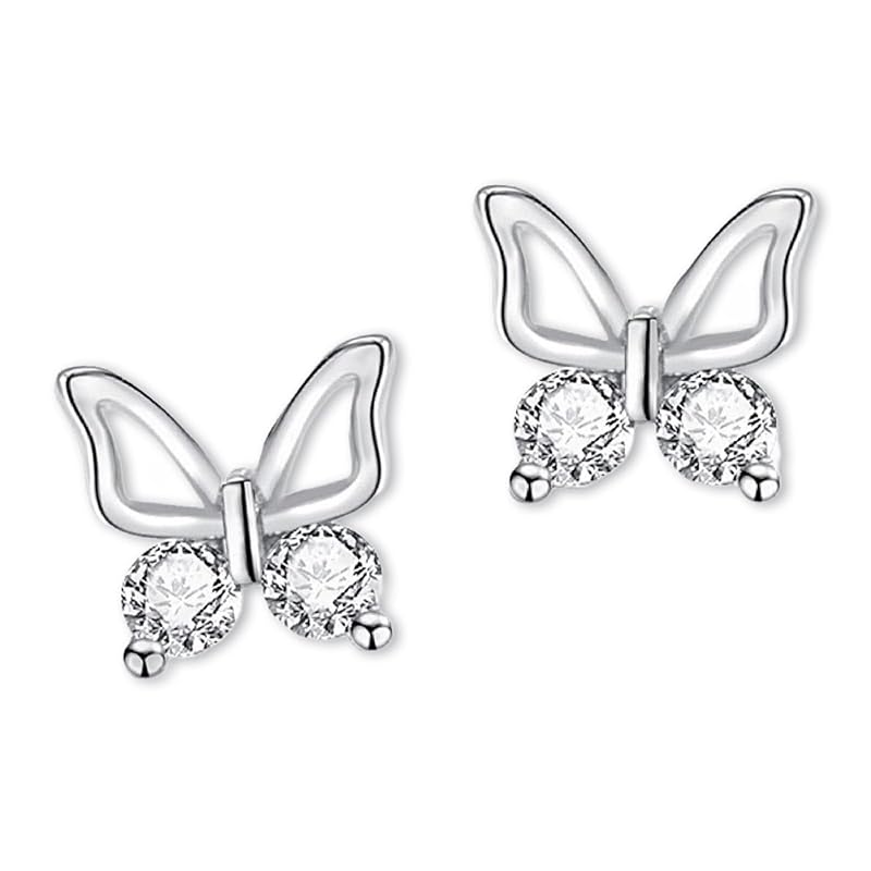 

Coollooda Butterfly earrings [pair] Butterfly earrings earrings mini earrings stud earrings clip earrings cute Popularity Fashionable Allergy free