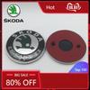 Car Sticker 2025 New 1pcs 3D  88mm 79mm for SKODA Car Front Grille Head Hood Bonnet Emblem Rear Tail Bumper Trunk Sticker Badge 