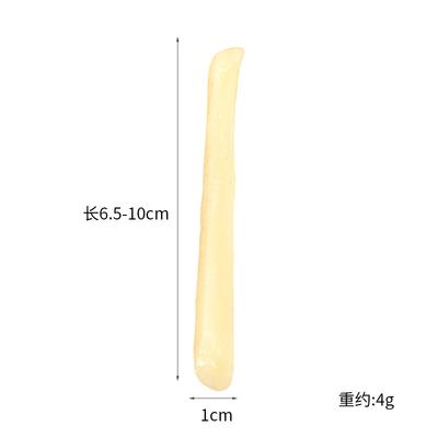 10pcs Simulation French Fries Fake French Fries Food Photography Props Room Decor Festive Party Decoration Photography Prop