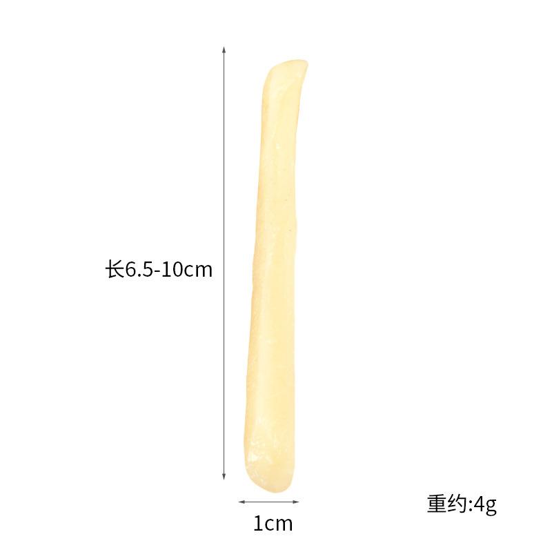 

10 шт. Имитация картофеля фри Клыки волка Модель картофеля фри Модель еды Реквизит для демонстрации в бургерной Западная еда Домашний декор Искусственный картофель