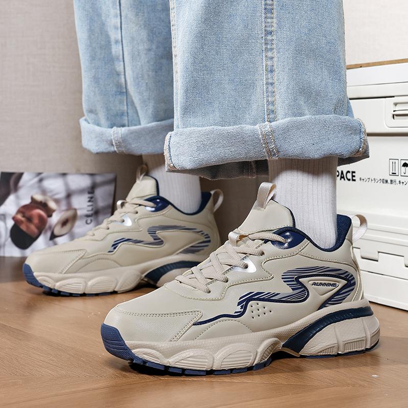 Men's casual sneakers four seasons new breathable lightweight outdoor speed running shoes students comfort racing sports shoes