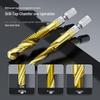 Jiudingxin HSS Hex Shank 3-in-1 Drill Tap Bits