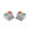 2/4 Pezzi Morsettiera a Innesto per Connettori a Capocorda Mini Connettori Rapidi per Fili Connettori Elettrici Universali Compatti