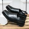 Läder Skor Man Casual Loafers Lyxdesign Slip on Herrklänningsskor Fritidsstil Stor Storlek Bra Slitstark Sula