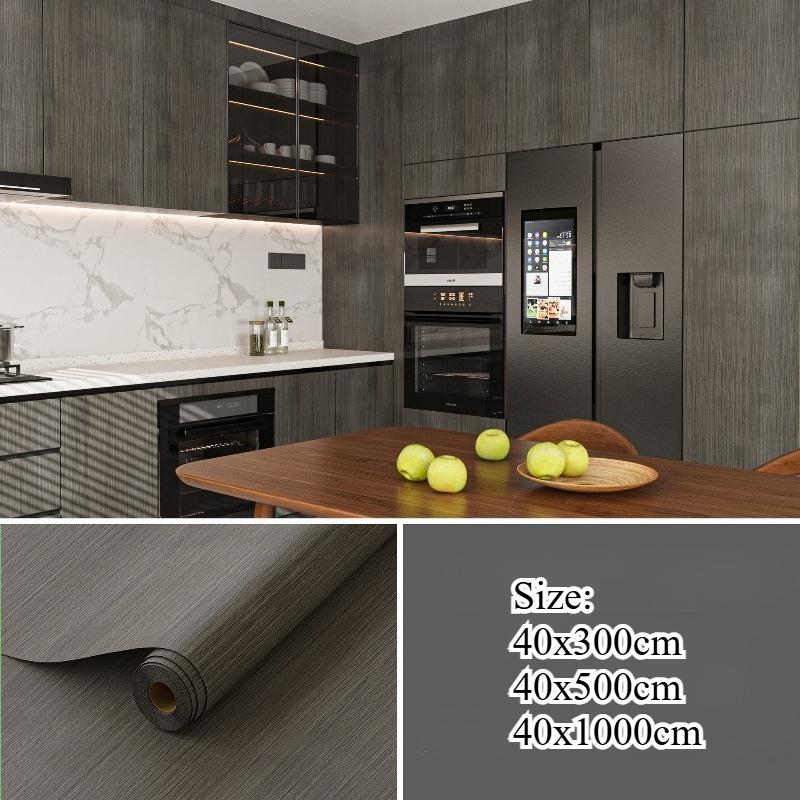 Wood Grain Background Wallpaper Bedroom Living Room Furniture PVC Waterproof Wall Sticker Self-adhesive Home Decor Wallpaper