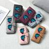 Cool Cat Printed Women Long Wallet Fashion PU Leather Multi Card Slot Casual Purse