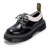 Large and Low-top Casual Leather Men's and Women's Shoes, New Thick-soled Couples In Spring and Autumn