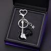Yousheng Keychain Pendant, Electric Guitar Shape Key Holder with Metal Lobster Clasp, Music-Themed Gift for Rock Lovers And Students