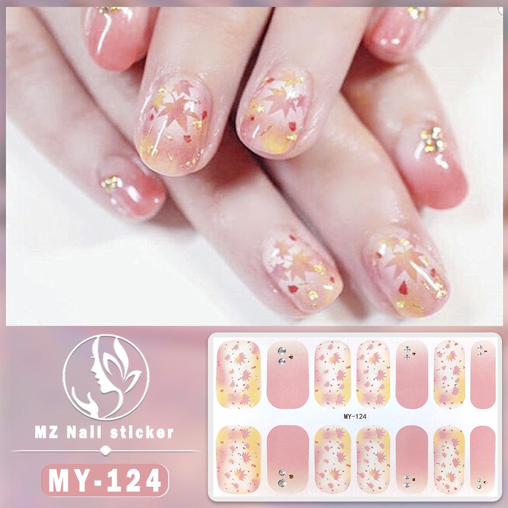3D Waterproof Gel Nail Polish Film – Diamond & Laser Nail Art Stickers