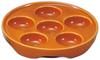 Orange x x Gratin Dish by Setomonohonpo Escargots, 6-Cavity [15.8 15.8 2.8cm] Oven-Safe