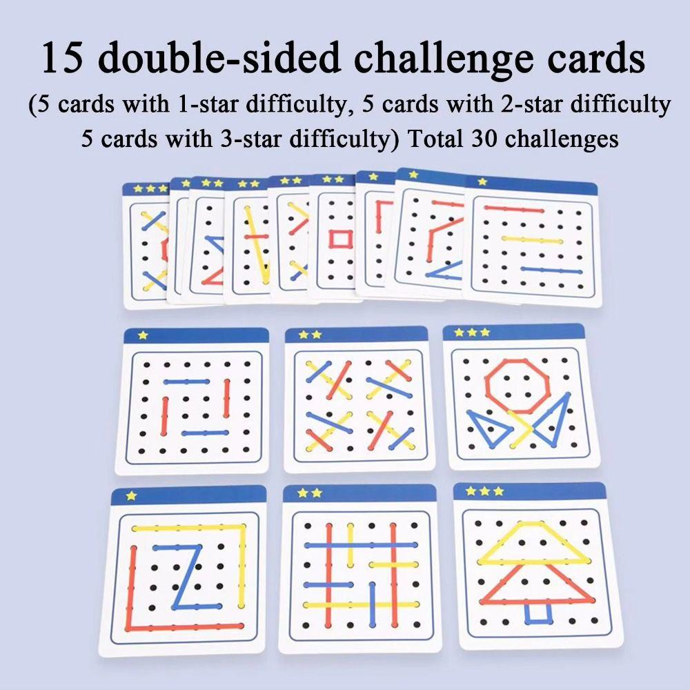 Creativity Wooden Lacing Toy Thinking Training Wooden Threading Rope Board  Toddler Games