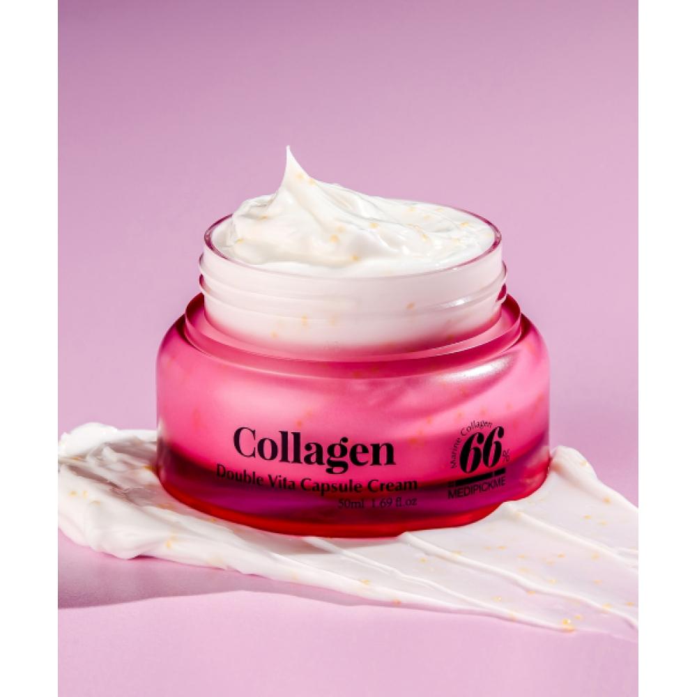 Medipickme Crème Capsule Double Vitamine Haute Teneur en Collagène 50 ml