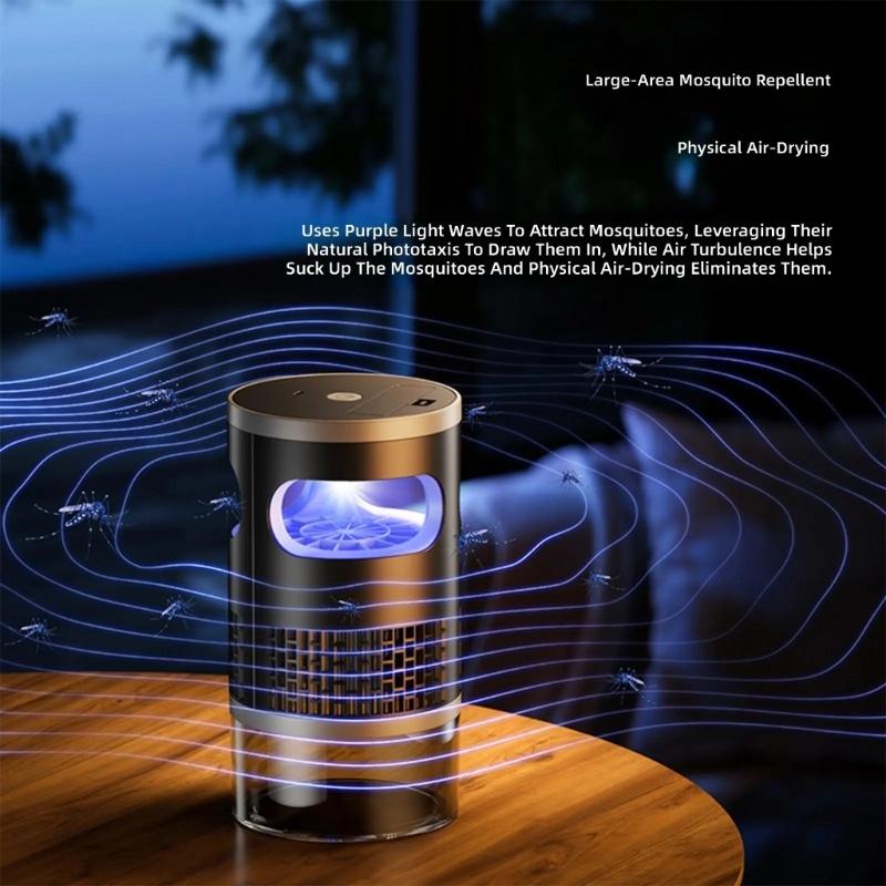 Practical Fly Zapper Fly Trap with Inhalation Technology Safe Insect Killing Light Perfect for Home Bedroom Kitchen