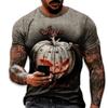 Rock Band Helloween 3D Print T-Shirts Men Women Casual Hip Hop Short Sleeve T Shirt Tops Y2K Harajuku
