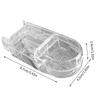 Small Pill Divider with Cutting Blade Travel Multiple Pill Dispenser Portable Medicine Tablet Pills Cutters for Seniors