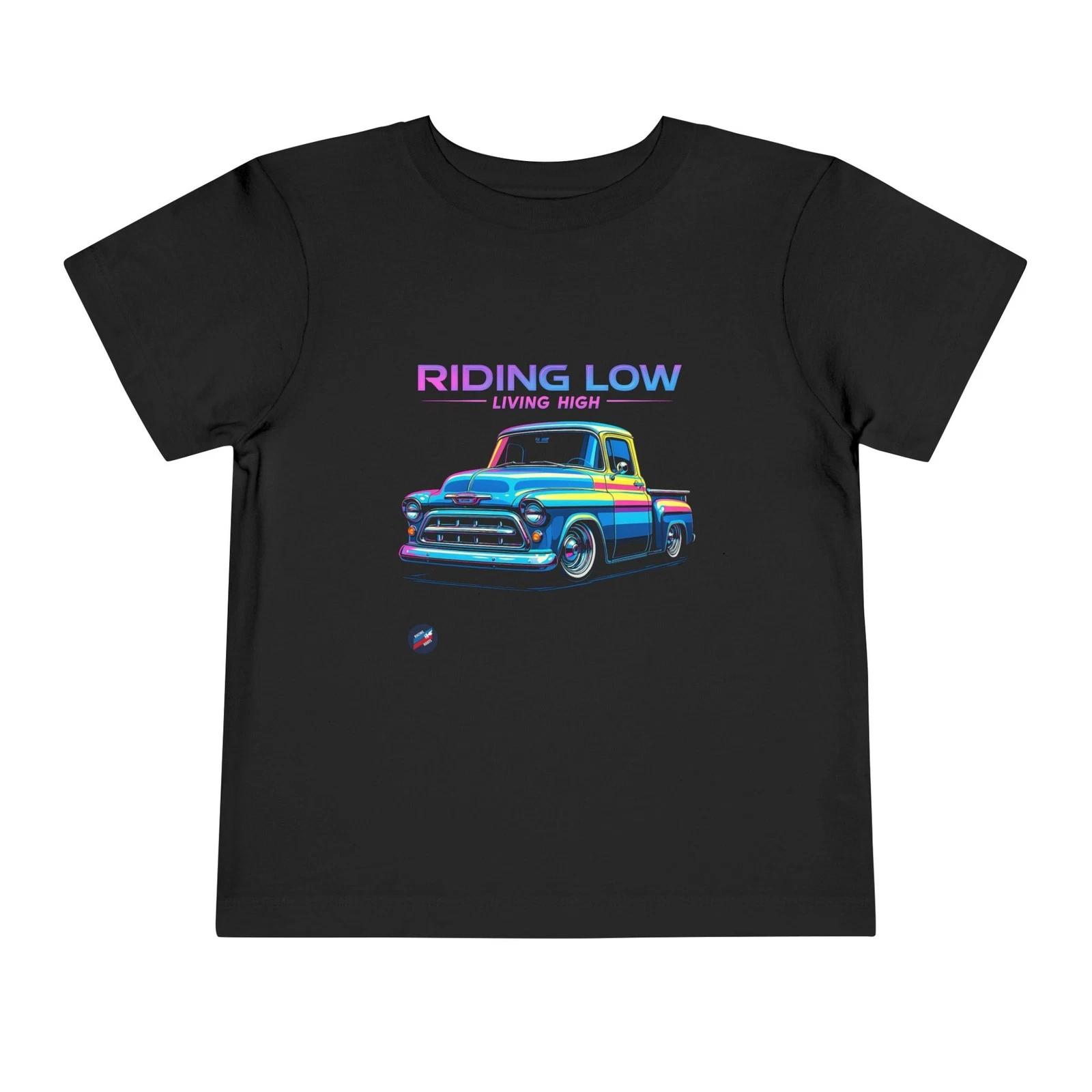 Riding Low Living High Toddler T-Shirt – 1953 Chevy 3100 Pickup Truck XXXL
