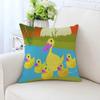 Cute Little Yellow Duck Pillowcase Car Ornaments Office Living Room Sofa Home Pillowcase