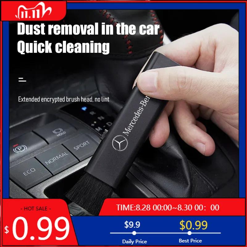 GLC GLB Car Detailing Cleaning Brush Air Outlet Dust Sweeping Tool For Mercedes Benz AMG W204 W205 W203 W211 W212 W213 W201 W21