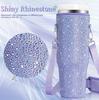 6 Colors Shiny Rhinestone Lanyard Cup Protection Case Bag Vacuum Bottle Compatitable for Stanley 40oz Accessories Vehicle