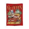 Lightning Mcqueen Cars Christmas Blanket Fleece Spring/Autumn  Multi-function Warm Throw Blanket for Sofa Couch Rug Piece