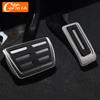 Color My Life 1 Set Stainless Steel AT MT Pedal Mat Kit for For VOLKSWAGEN Vw Multivan T5 T6 Caravelle T6 Parts Gas Brake