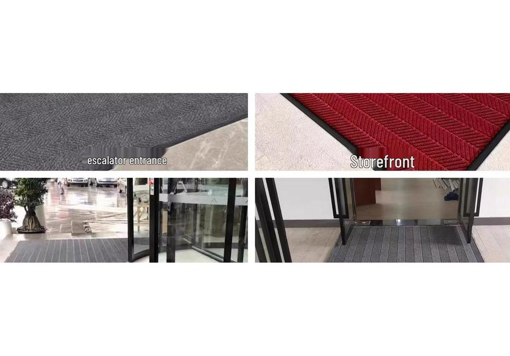 Large Water-Absorbing Anti-Slip Floor Mat - Dust Removal Welcome Mat for Commercial Entrances, Restaurants, and Hotels