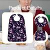 Adult Bib for Eating Clothing Protector Beautiful Protection Reusable Elderly Waterproof