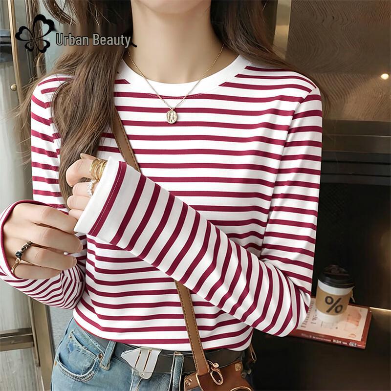 Urban Lady Women s Pure Cotton Long Sleeve T-Shirt 2XL